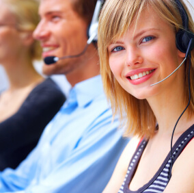 Young Female Phone Operator